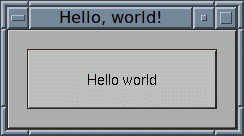 Window of first examples program